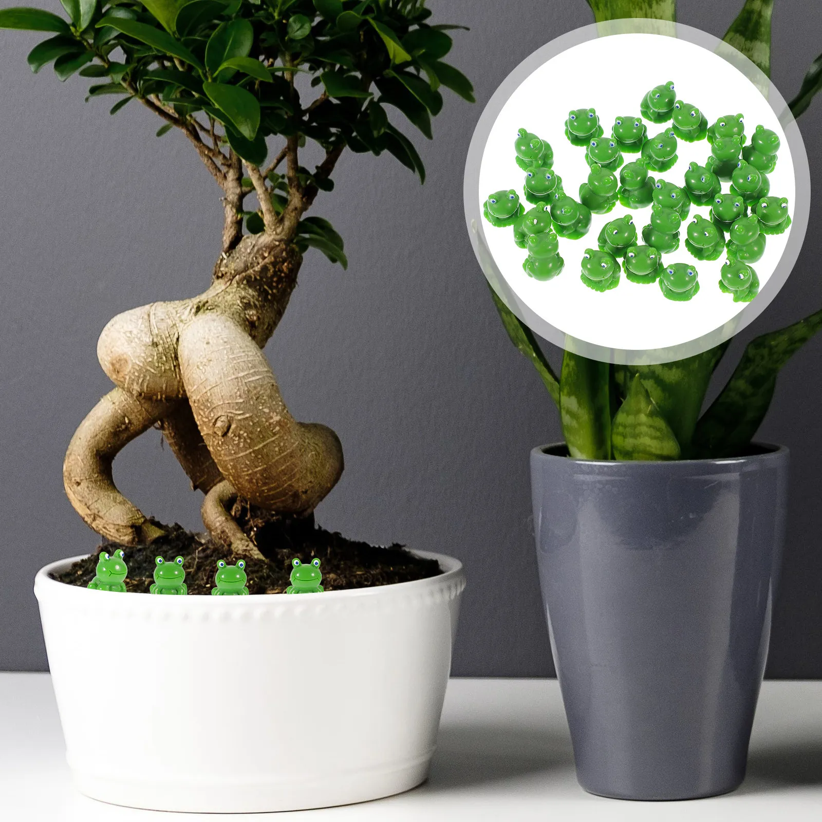 

30 шт. миниатюрных фигурок лягушек из смолы для сада, микроландшафта, бонсай, цветочных горшков, газона, двора, декора в натуральном стиле, яркие, реалистичные, как живые