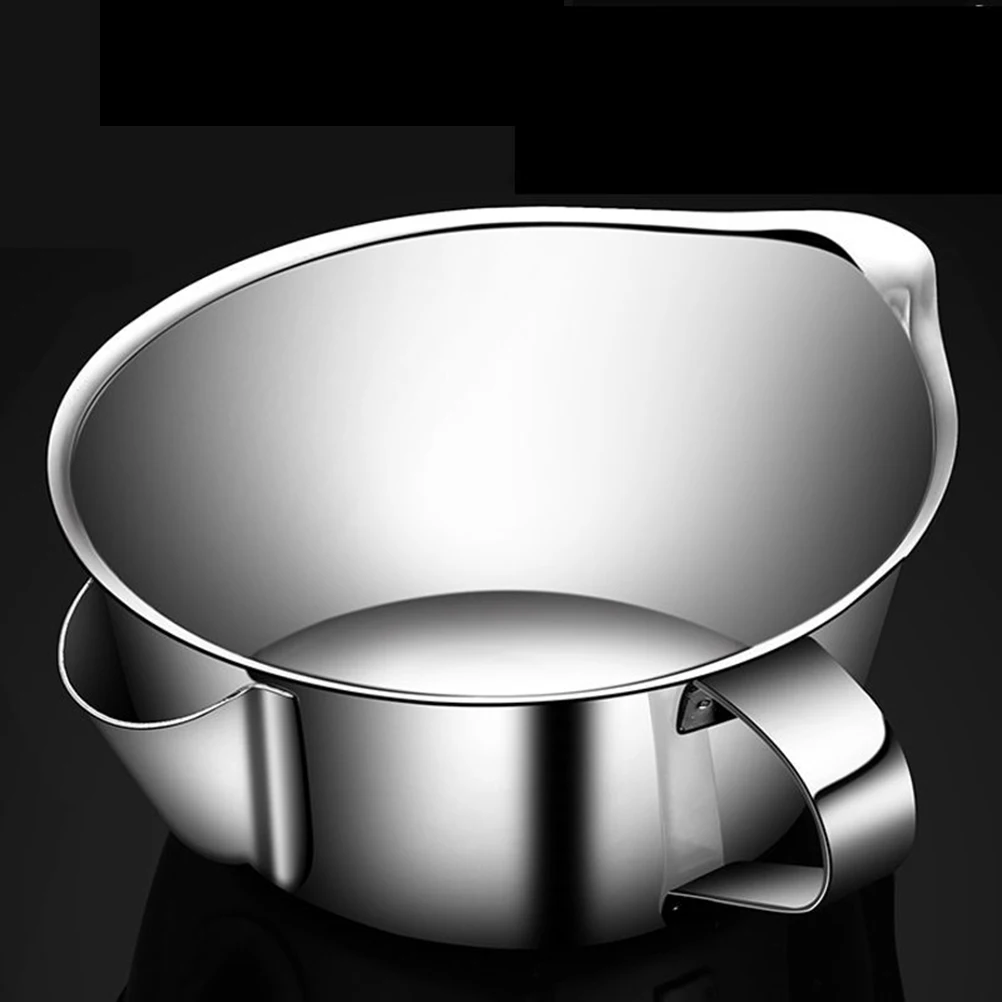 

Premium Stainless Steel Oil Separator Bowl Xl 600Ml Kitchen Grease Filter Soup Fat Strainer Cup Heat Resistant Handle