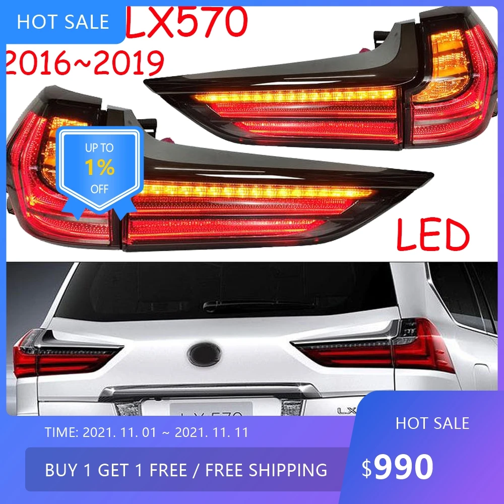 

Автомобильный задний фонарь (LED) для Lexus LX570 2016-2019 гг., аксессуар для авто, задний фонарь для Lexus LX570