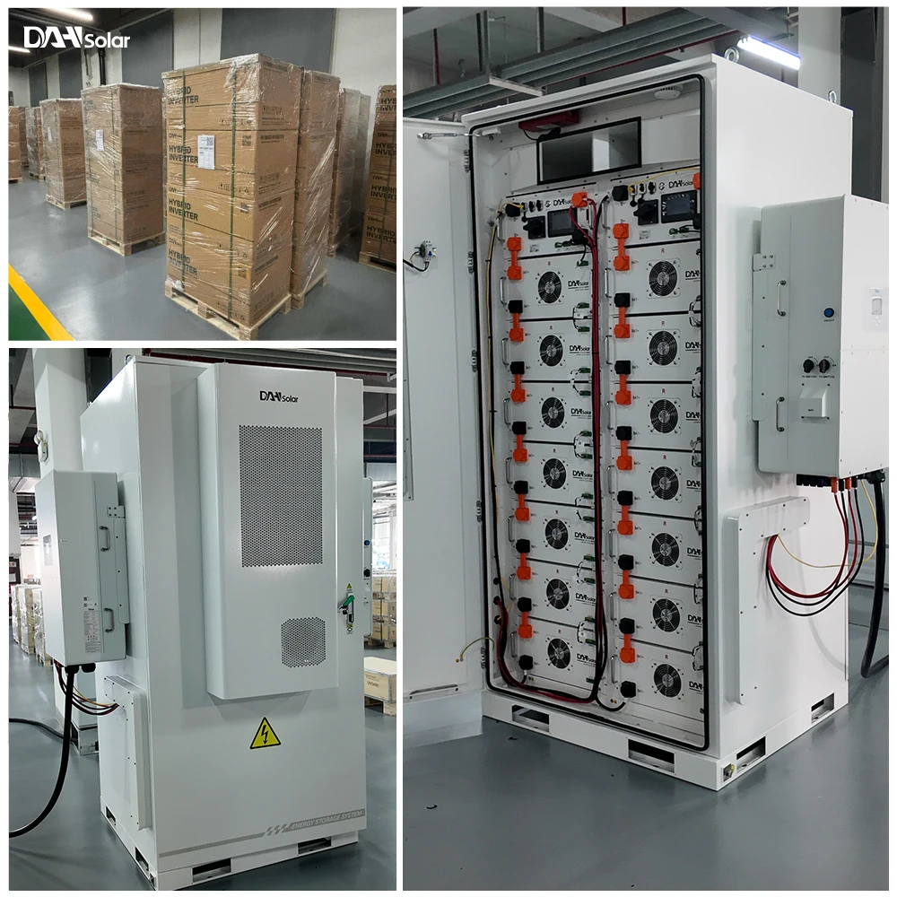 DAH Solar 314ah 241kwh Integrated LiFePO4 Cabinet Battery System ≥6000 Cycles Integrated Fire Protection