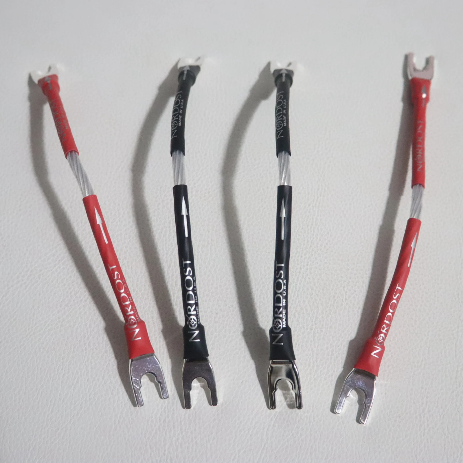 Referensi Tertinggi 4 Buah/Lot Jumper Perak Murni Speaker Binding Post Bridge Wiring Kabel Speaker HiFi Kawat Shigh dan Bass