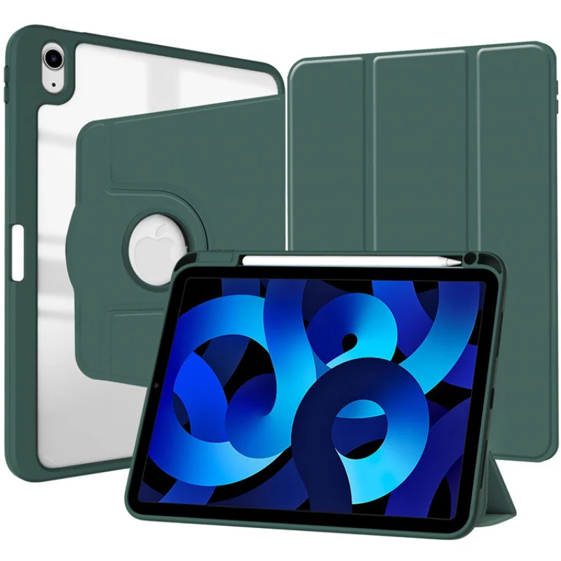 

Чехол для iPad 10 2022, чехол для iPad Air 5 4 10,9 дюйма, чехол-подставка для 2021 iPad Pro 11 Mini 6 10,2 7/8/9 поколения, чехол с вращением на 360 °