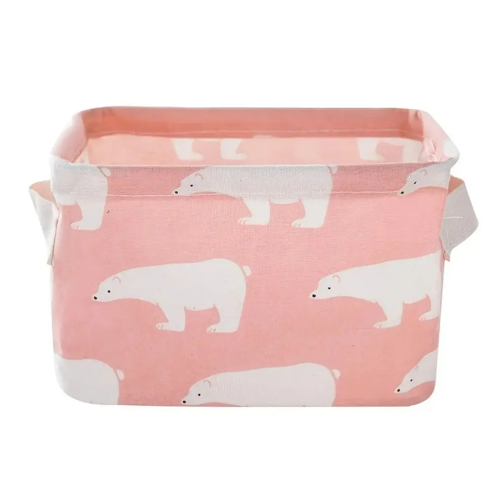 1pc Baumwolle Leinen Stoff Wasserdichte Desktop Kleinigkeiten Korb Lagerung Box Kosmetik Spielzeug Organizer Unterwäsche Socken Kleidung Storagebag – Detail 9