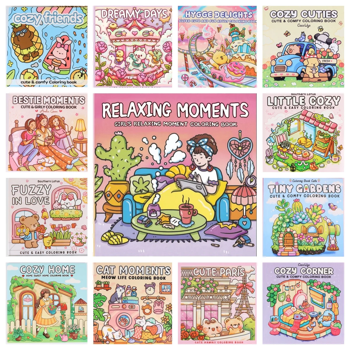 

13+ уютных и милых книжек-раскрасок на тему с теплыми и романтическими сценами и милыми животными - яркие иллюстрации, которые помогут вам релакс