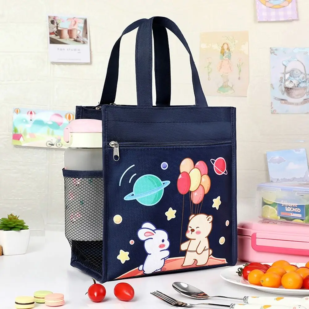 Kid Student Breakfast Organizer borsa termica isolata Picnic Travel Cute Lunch Bag Cartoon Storage Bag Cooler Warm Box