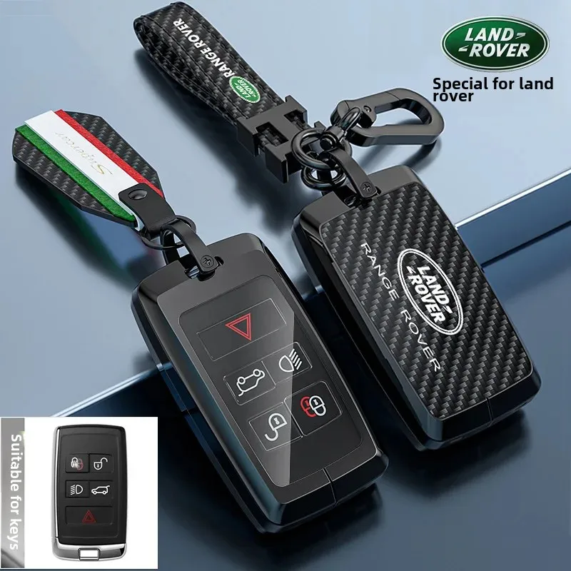 Land Rover Glacier Key Case 24 New Models Sports Edition 5 Star Discovery Car Key Cover Shell Clip Winning Spirit