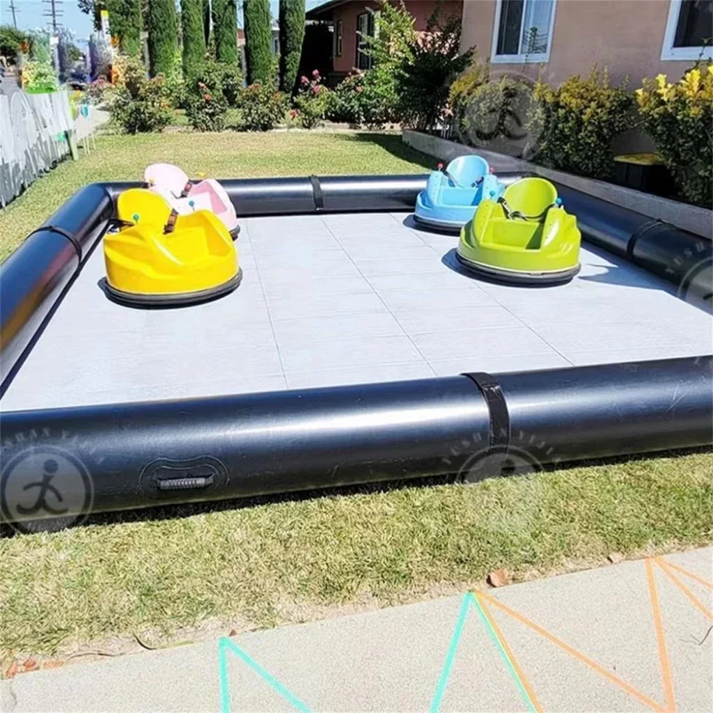 

Kids Commercial Ride Inflatable Bumper Car Inflatable Bumper Cars Race Track Inflatable Race Track for Bumper Cars