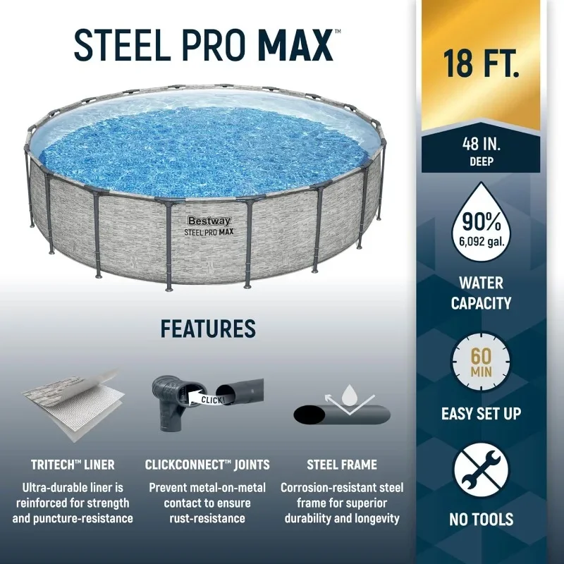 Bestway Steel Pro MAX 18' x 48