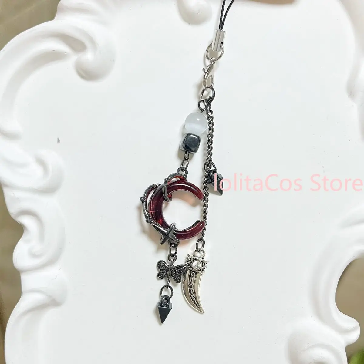 Honkai：Star Rail Ashveil Handmade Anime Phone Chain Keychain Pendant Bag Decor Collection Birthday Gift Cosplay Xmas view 3