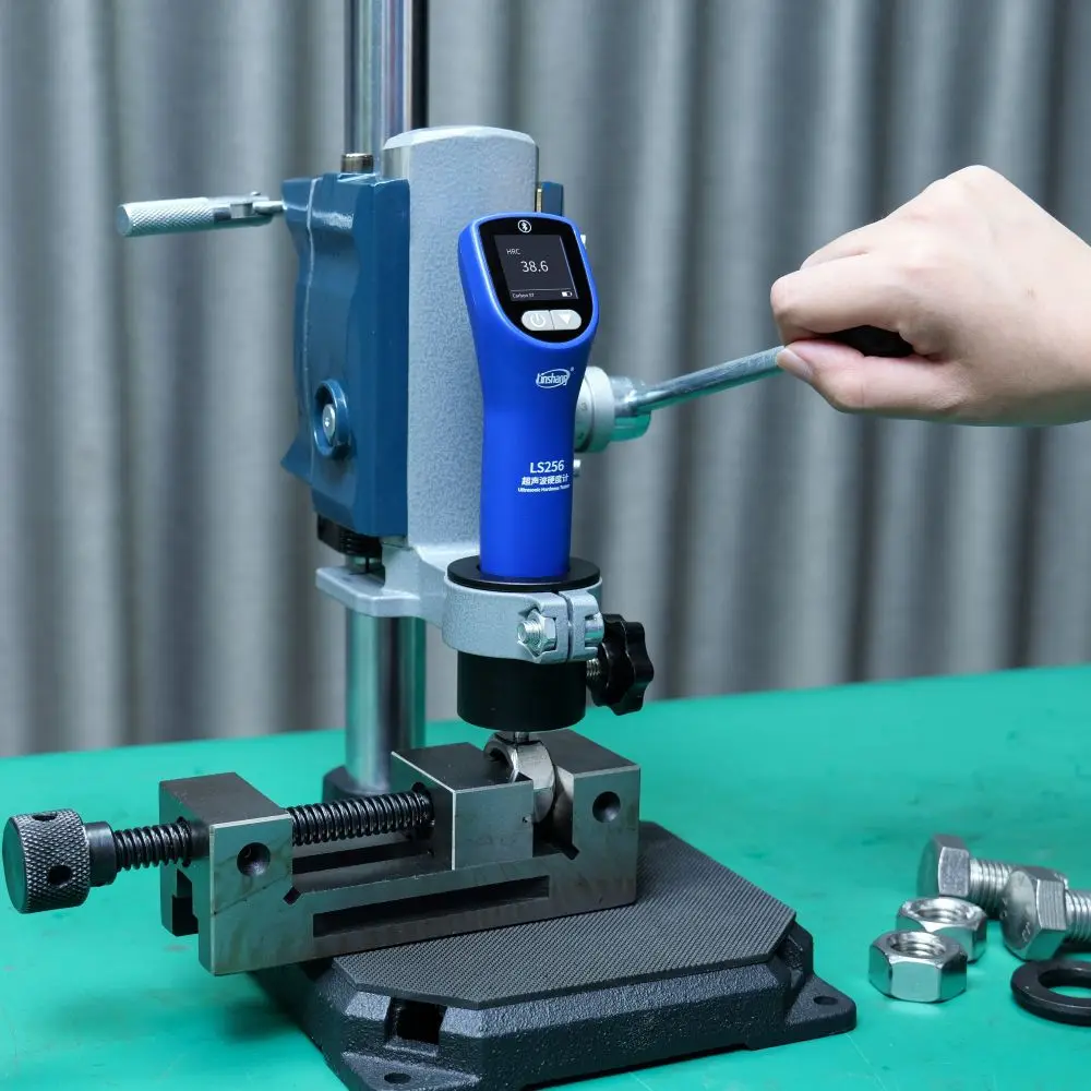 

Портативный ультразвуковой твердомер 2026 (метод UCI) для проверки металлических сплавов и сварных труб, 20Н, с держателем для зонда и подставкой