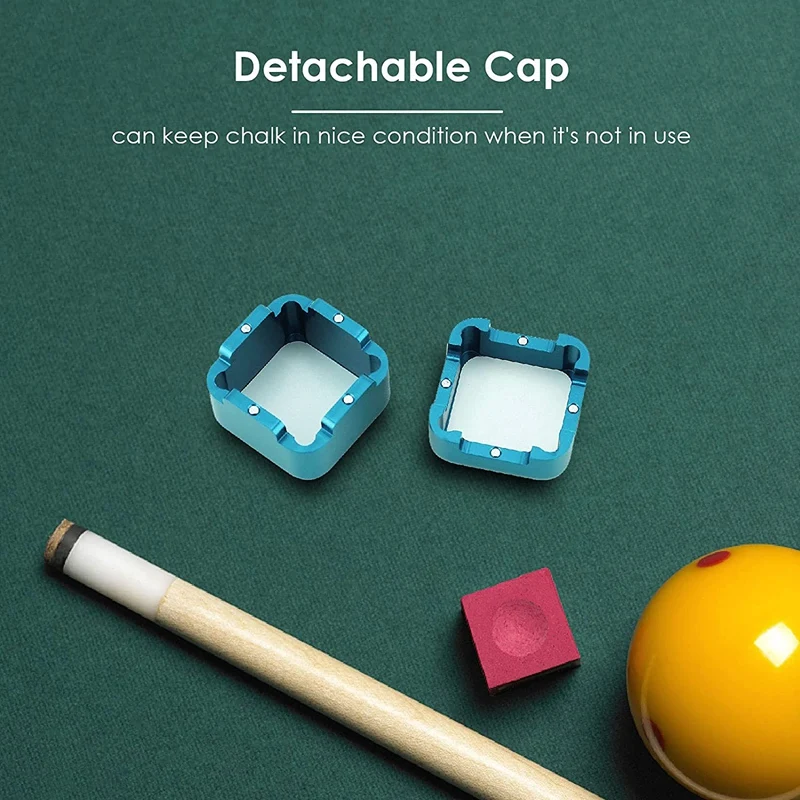 Pool Cue Chalk Holder Portable Mini Cue Tip Chalk Holder Chalk Chalk Holder For Billiard Cue Snooker Accessory image 4