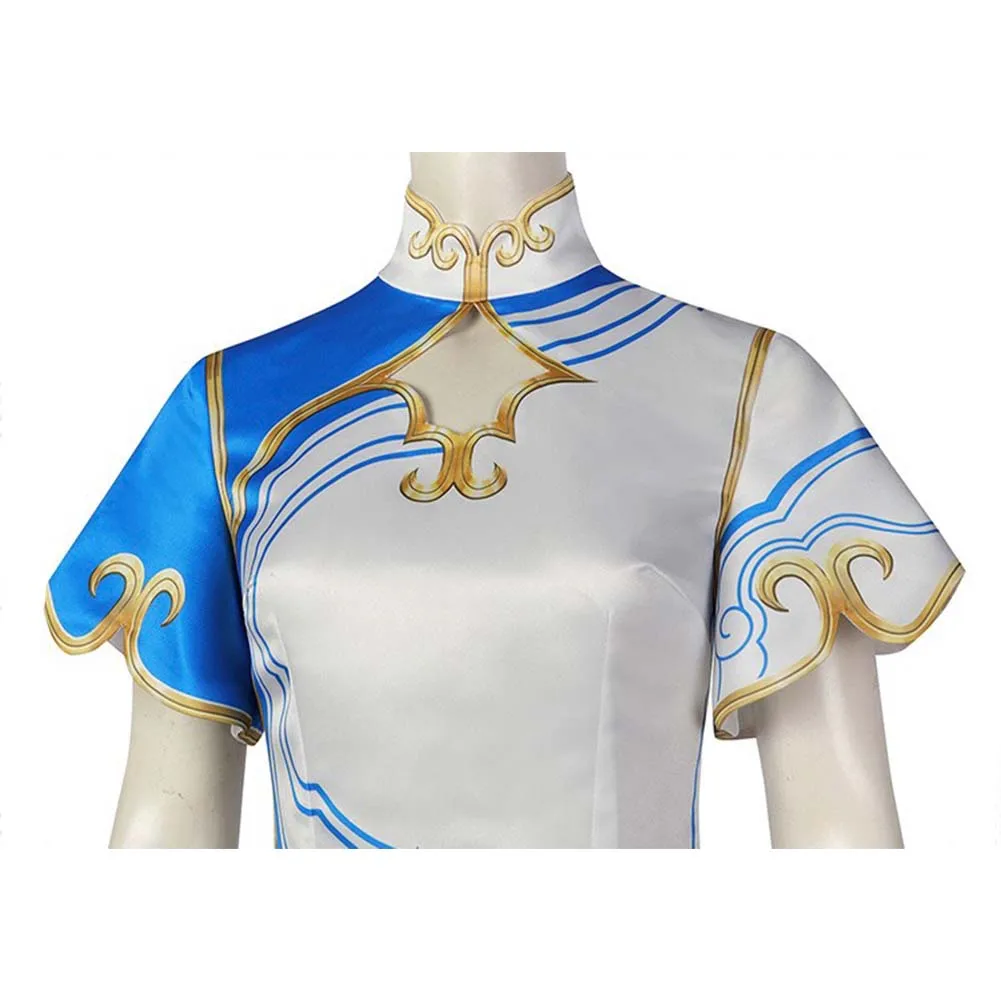

Chun Li Cosplay Costume Dress Jumpsuit Disguise Halloween Carnival Suit
