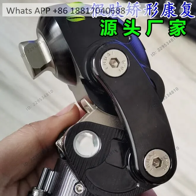 1PC, Pneumatic Knee Fracture Joint, Prosthetic Accessories, Thigh Knee Double Adjustment Prosthetics, Parts