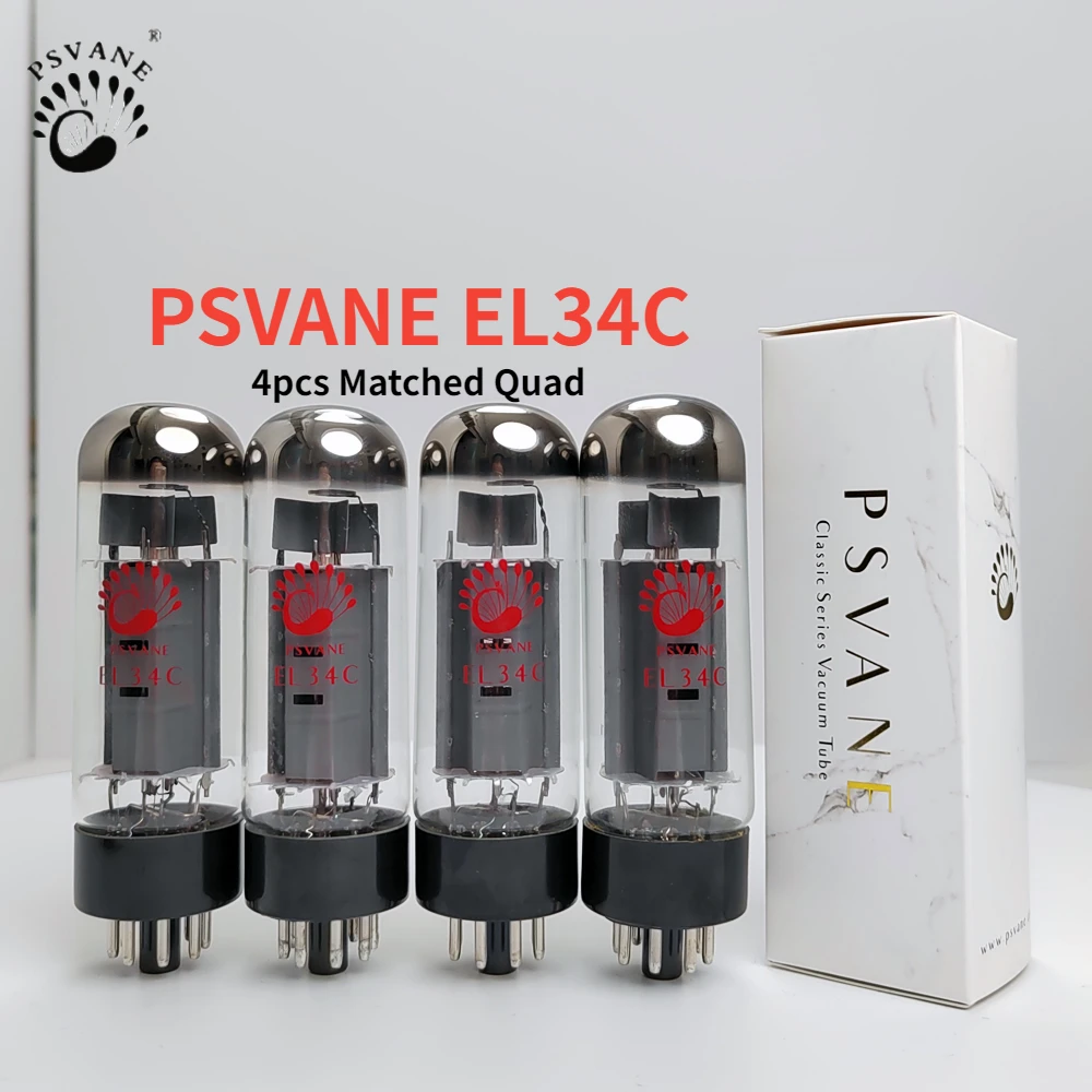 PSVANE EL34C Vacuum Tube Replaces EL34 EL34B 5881 6L6 6L6GC 6CA7 6P3P KT77 HIFI Audio Tubes Electronic Tube Amplifier Kit DIY