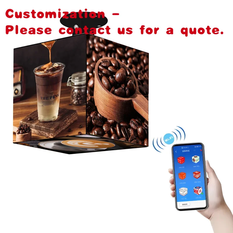 Custom.TopVision مخصص ماجيك Led مكعبات عرض شاشة تسجيل مكعبة سقف فيديو جدار صناديق خزانة الإعلان