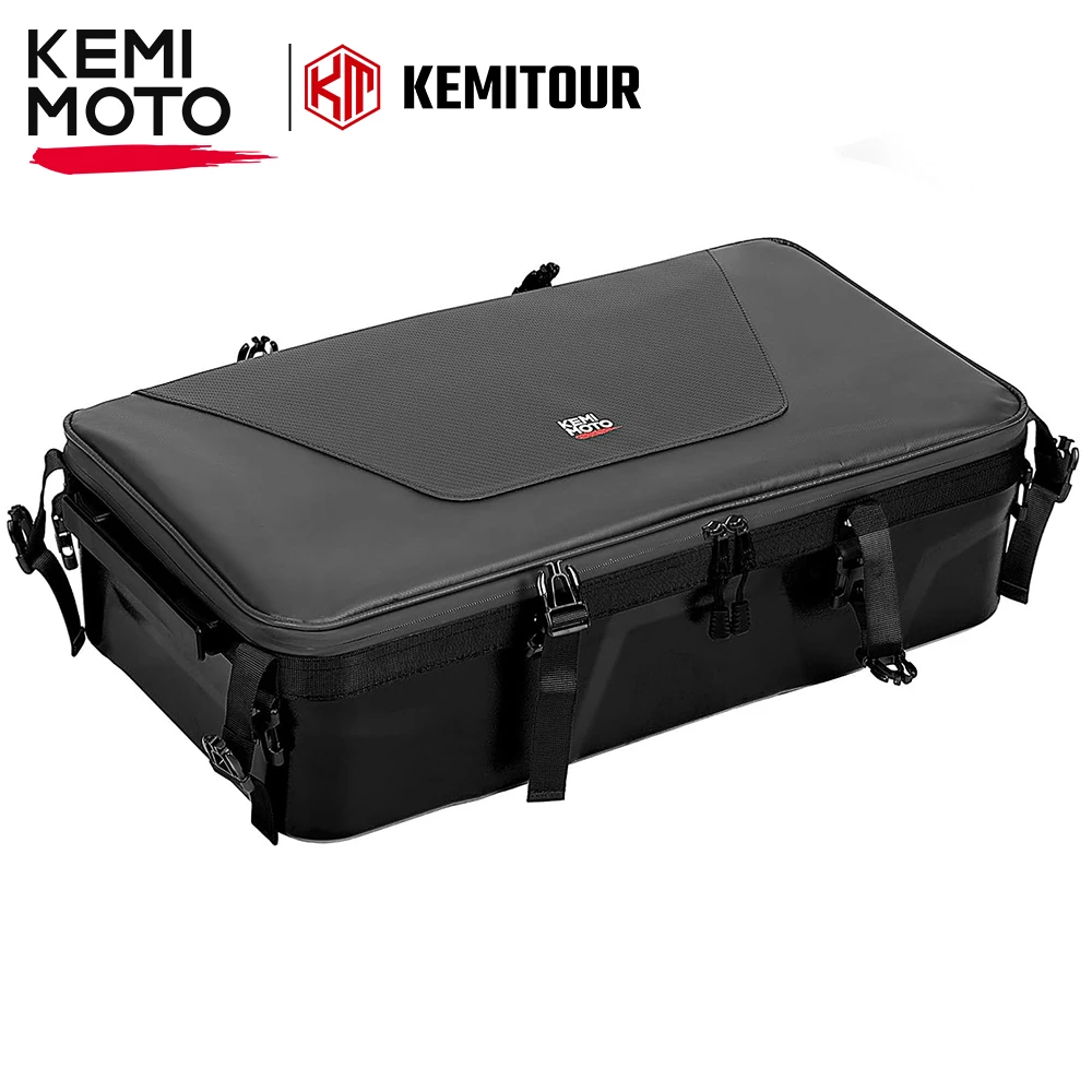 

Motorcycle Seat Tail Bag 35L PVC Waterproof Travel Luggage Bag for Honda Rebel 500 300 250 1100 for Kawasaki Ninja 400 Z1000 Bag