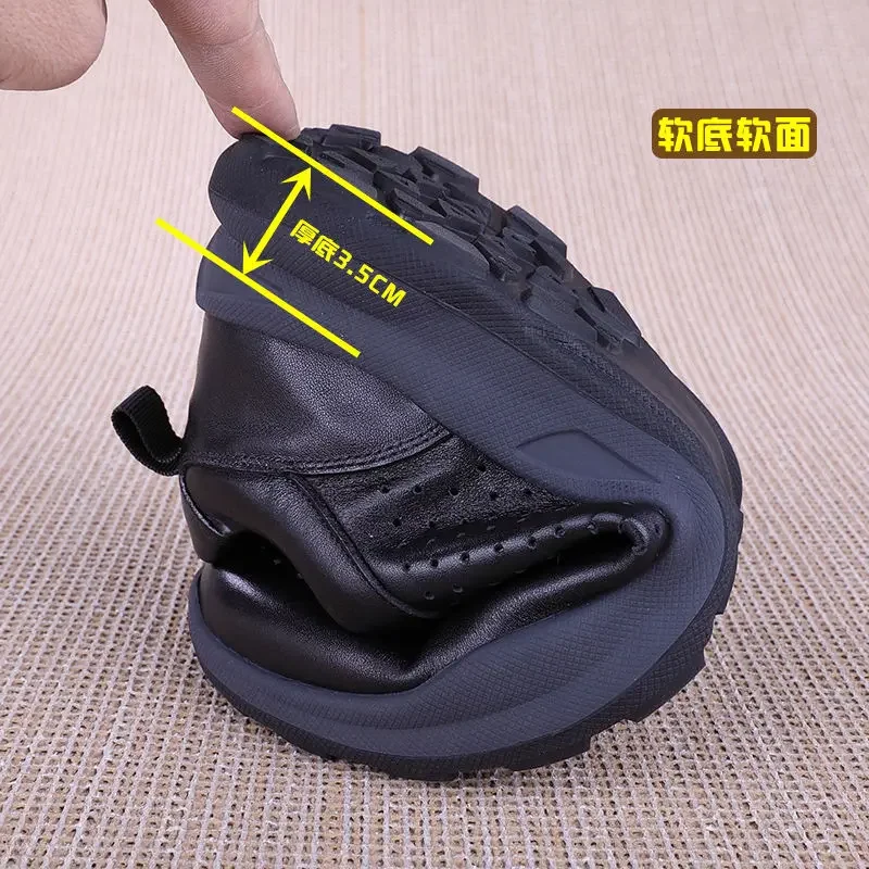 New Luxury Brand Golf Shoes for Men Genuine Leather Golf Training Man Quick Lacing Sport Shoes Mens Anti Slip Gym Shoe