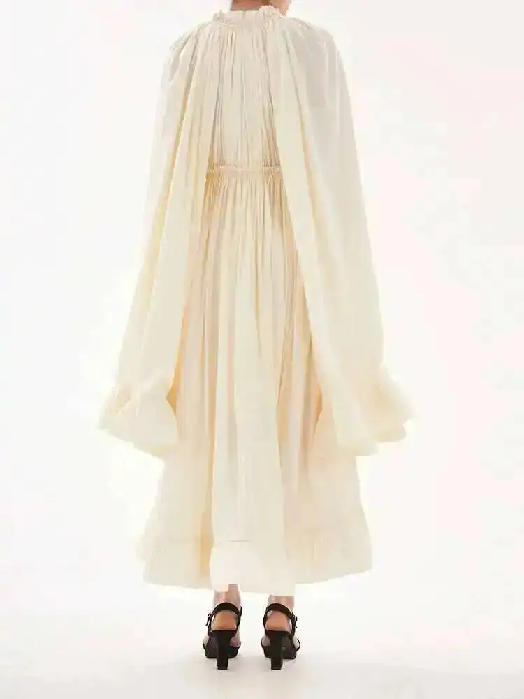 ruffle tiered maxi dress Petal and Pup Women's Lillee Tiered Maxi Dress