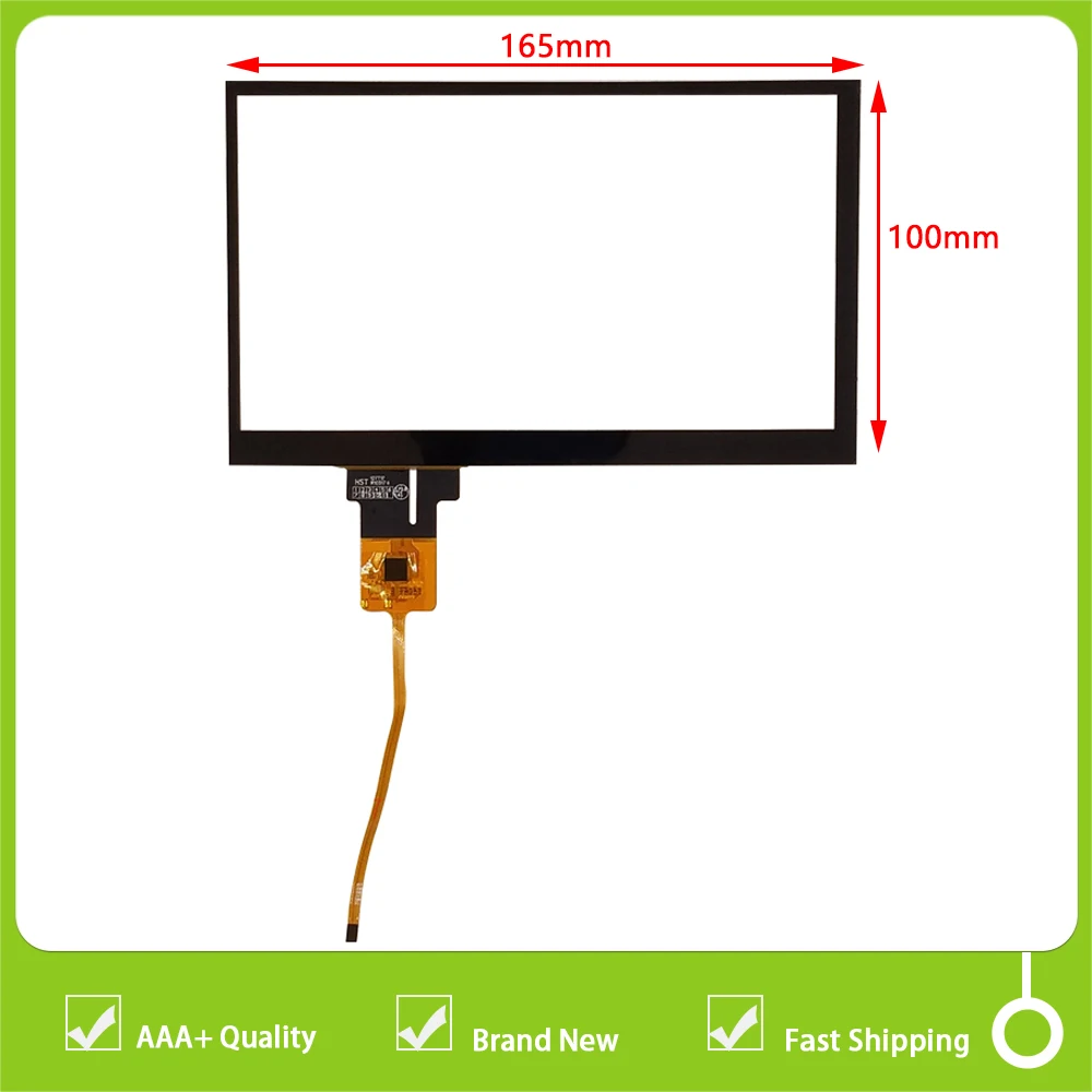 7inch 165*100mm 6PIN car GPS android navigation Touch Screen Panel Digitizer Glass Sensor For HST 127T17 R10317