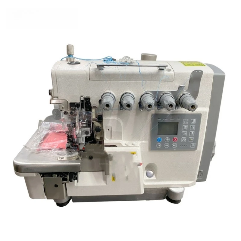 

Three-needle and six-thread sewing machine, hemming and edge locking machine, edge locking machine
