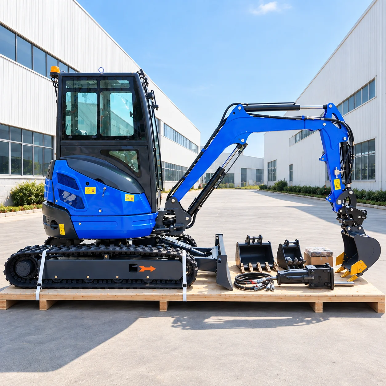 Pilot Controls 2.5 Ton Mini Excavator Crawler Digger CE EPA Euro 5 Customized Heavy Duty Construction Machine