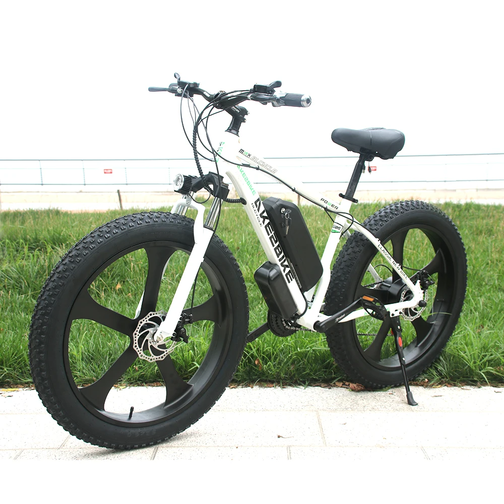 

26INCH Aluminum Alloy Frame Electric Bike 750W 48V 13AH Fat Tyre Electric Mountain Bike with 21 Speed Derailleur