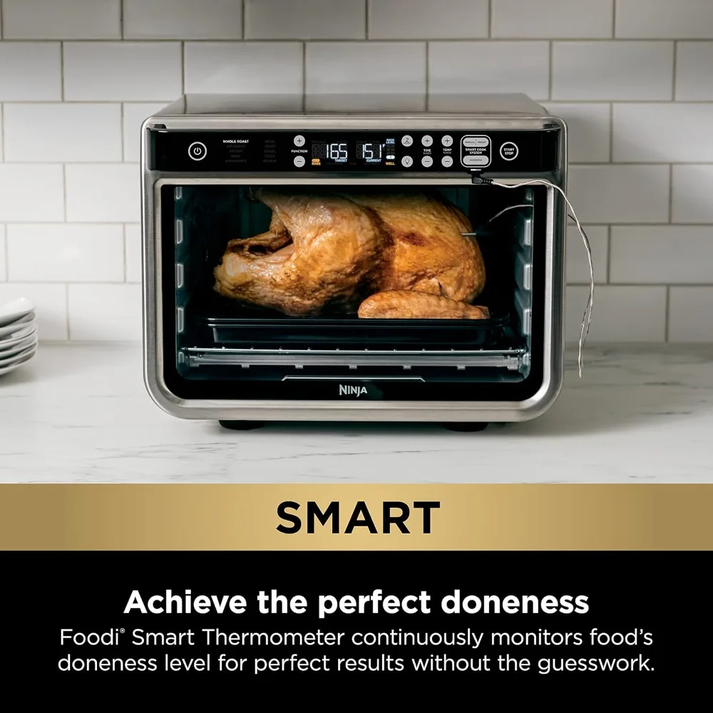 r Fry Oven, Bake, Broil, Toast, Roast, Digital Toaster, Thermometer, True Surround Convecti