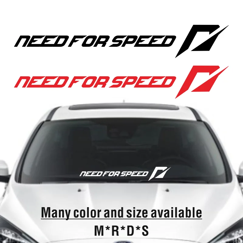 

Need for Speed JDM Racing Sticker Front Rear Windshield Window Bumper Helme Creative Sunscreen Waterproof Auto Decals PVC