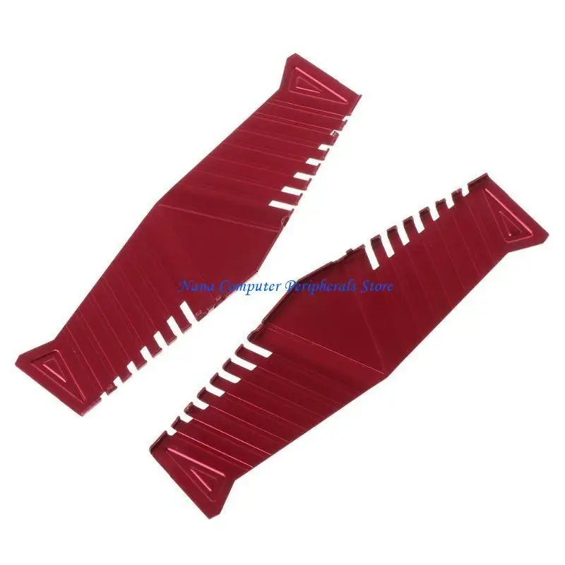 F68C New Aluminum Desktop Memory Chip Heatsink Cooling Vest Radiator Laptop Cooler Heat Sink for DDR2, DDR3, DDR4