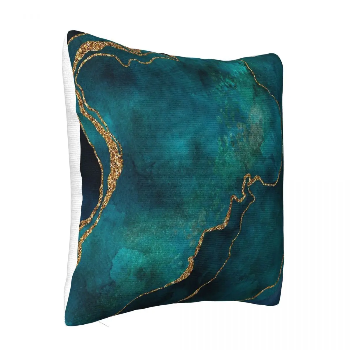 Golden Gemstone Glamour Mineral Body Pillow Home Decor Items 45X45 Cushions Cover Pillow Case Pillow Cover