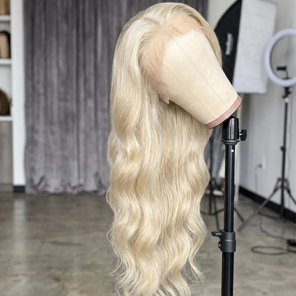 

613 Blonde 13x6 Lace Front Wig Human Hair Body Wave Lace Frontal Wigs for Women 250 Density