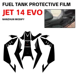 Per SYM JET 14 EVO 125 150 200 adesivo di protezione del serbatoio del carburante per moto decalcomania JET Body antigraffio decorazione Sticker Accessorie