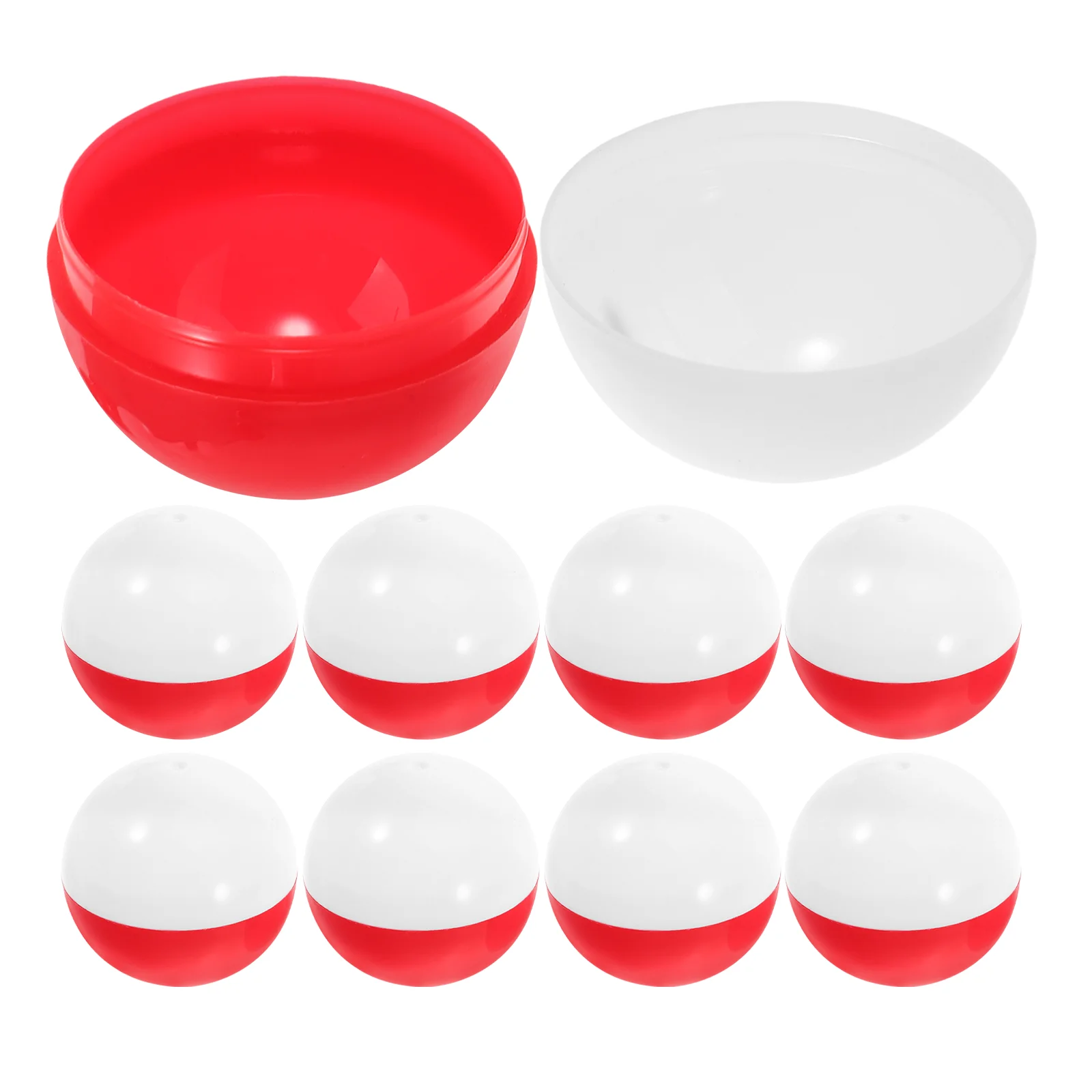 

50 Pcs Round Shell Empty For Party Bulk Candy Container Plastic Decor Plaything Child Fillable Capsules Multi function