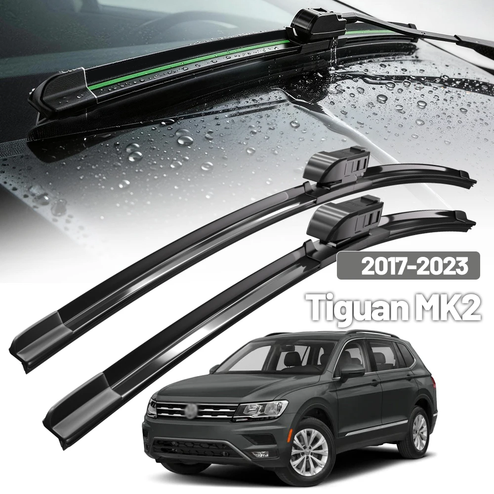 Für Volkswagen VW Tiguan MK2 2017-2023 2020 2021 2022 Scheibenwischer Vordere Wischerblätter Windschutzscheibe Fenster 26"+21"