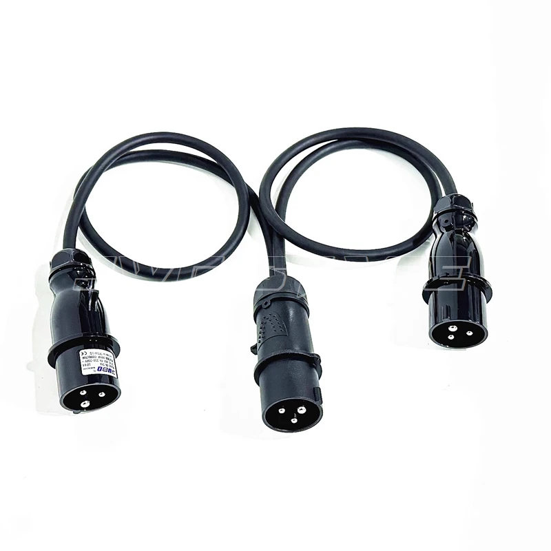 1Meter 1 Split 2 Industrial Plug-In Adapter Power Cable For Stage Event Lighting Spare Parts