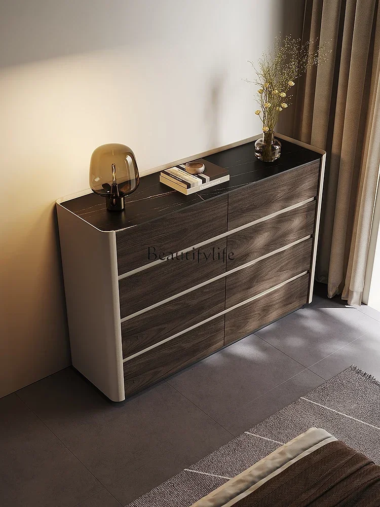 خزانة تلفزيون عالية لغرفة النوم، خزانة تخزين منزلية بجانب السرير #5