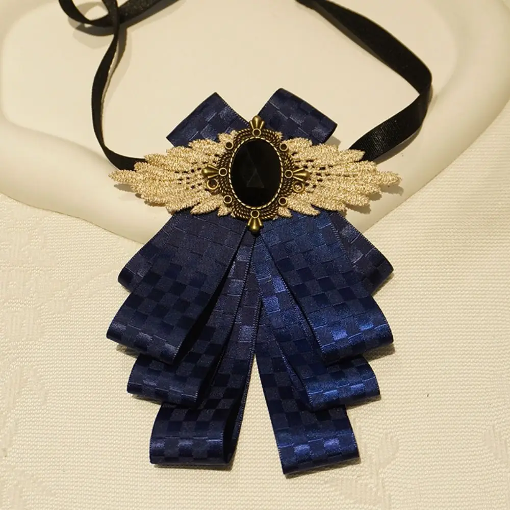 أزياء الرجال فو حجر البدلة التلبيب الزهور سبائك البوليستر ربطة القوس فيونكة ربطة العنق الرقبة الديكور العريس البدلة الرسمية #3