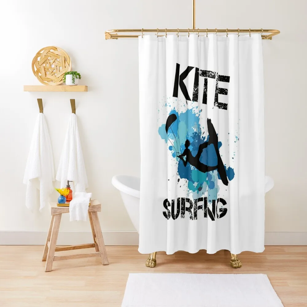 

Gift - gift - cool kitesurfing stuff for every kiter Shower Curtain Bathroom Accessorys Bathroom Accessories Curtain