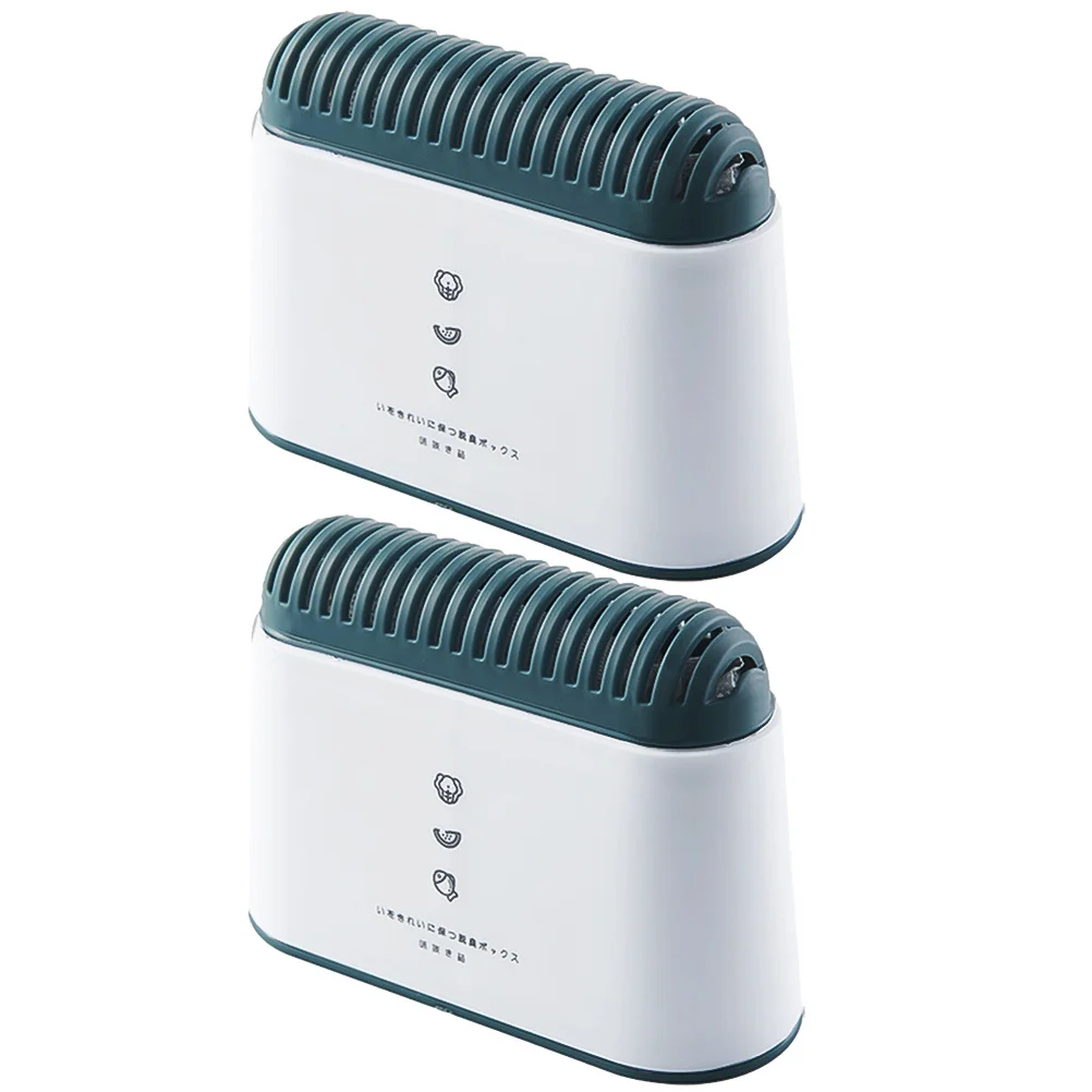 2 قطعة ثلاجة الفحم المنشط مزيل العرق صندوق قابلة لإعادة الاستخدام مزيل الروائح الكريهة امتصاص الهواء النقي لمبرد الفريزر #2