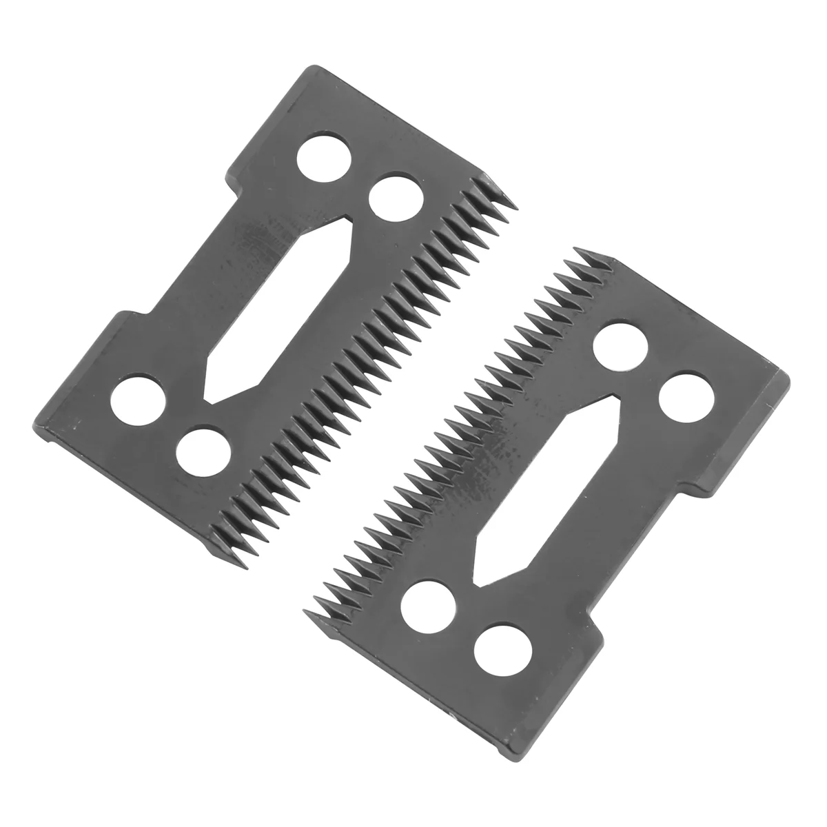 

B66C 2 Pcs Ceramic Blade Ceramic Replacement Cutter ,28 Teeth Ceramic Clipper Blade Replacement Cutter 2-Hole Clipper,Black