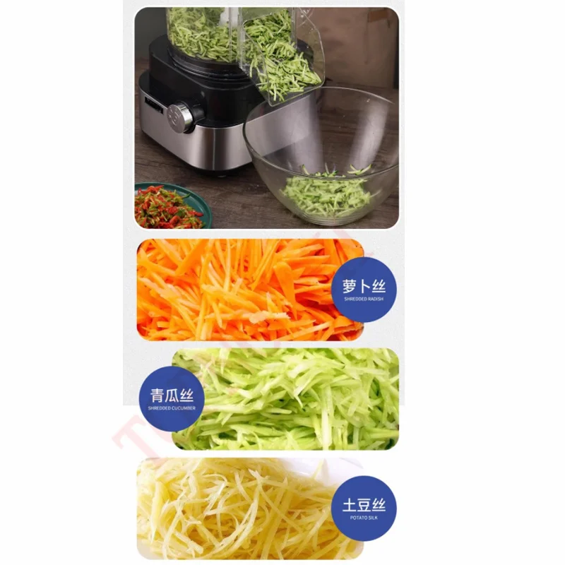 110v/220v Commercial Vegetable Dicing Machine Chopper Electric Carrots Cucumbers Onions Peppers Cubes Crusher Cutter