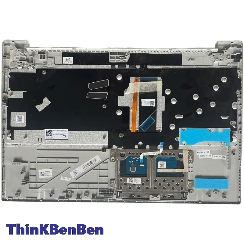 Imagem -04 - Capa de Palmrest Italiano Superior Teclado Cinza it Lenovo Ideapad S340 15 15iwl 15iml 15api 15iil 5cb0s18765