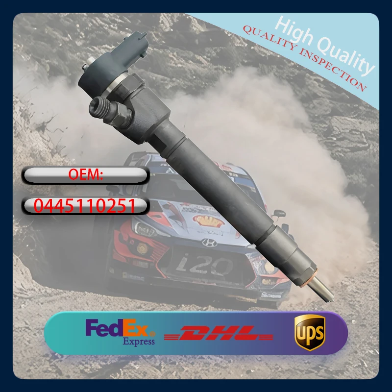 

Common Rail Diesel Fuel Injector 0445110251 0986435125 30750283 Fit for Volvo C30 C70 S40 S60 S80 V50 V70 XC70 XC90 2.4D5 Engine