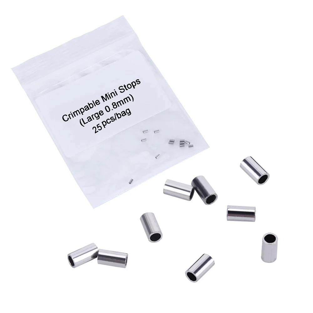 Zahnärztliche kieferorthopädische Mini-Stopper-Schnallen 0,5 mm 0,8 mm, crimpbare Haken, Rohrhalterungsstopper, zur Befestigung an Bogendrähten, Odontologie-Werkzeug – Detail 3