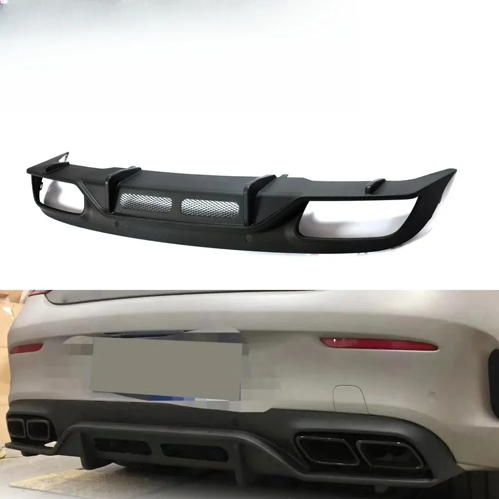 Modify Luxury W205 C Class Carbon Fiber Car Bumper Diffuser for Mercedes Benz C205 C63 AMG S 2 Door 2015-2021
