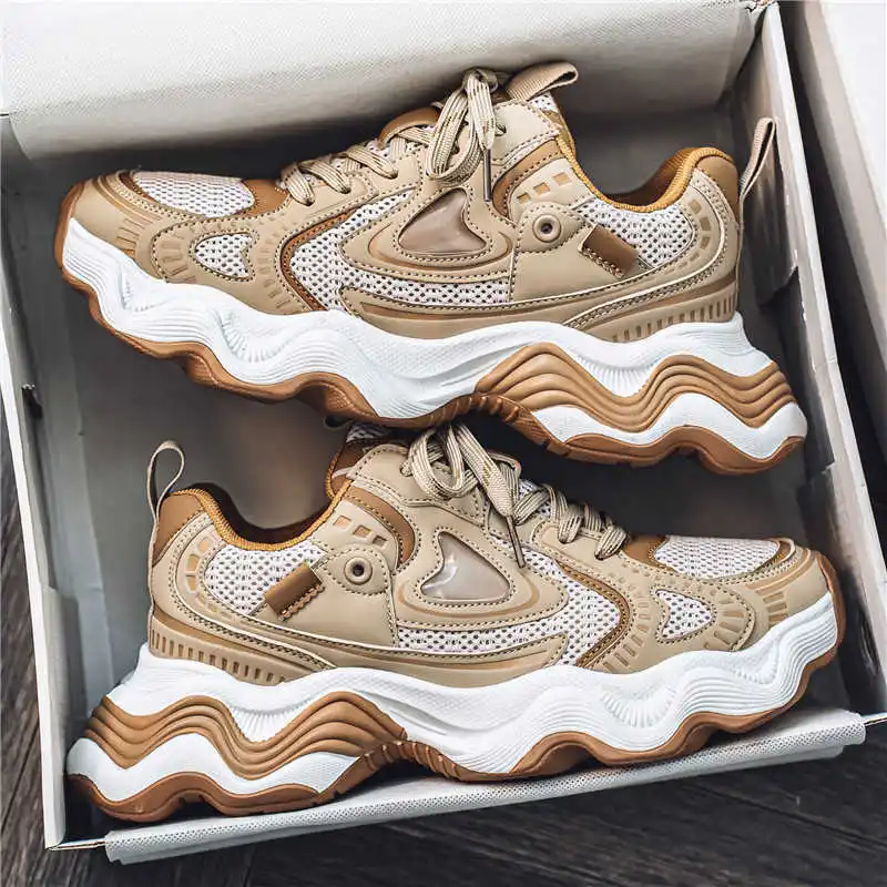With Lacing In The Forest Men's Kawaii Sneakers Shoes For Walking Skateboard For Teenager Sports Dropshiping Sabot Runner