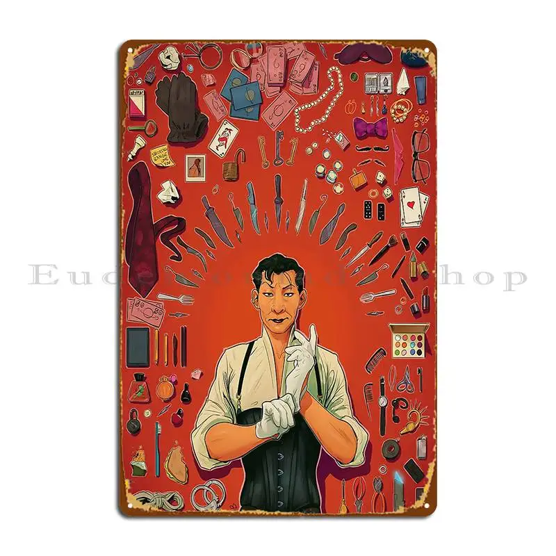 Peter Nureyev Inventory Art Metal Plaque Cinema Pub Design Cave Design Everything Everywhere All At Once Tin Sign Poster