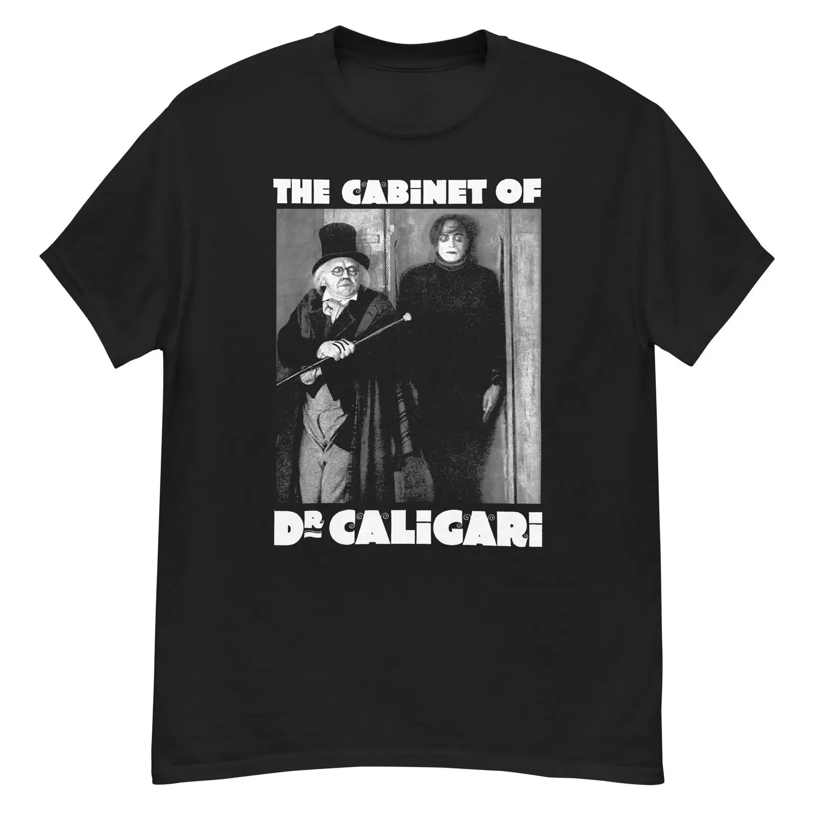 Футболка с надписью «The Cabinet of Dr. Caligari» (1919)