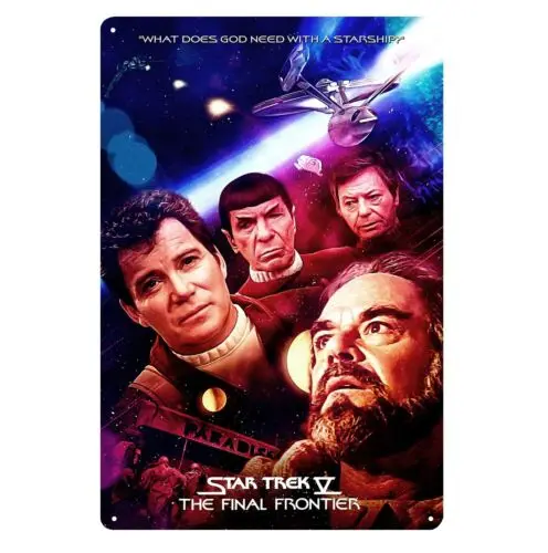 The Final Frontier Movie Metal Poster Tin Sign 20x30cm Plate-aluminum
