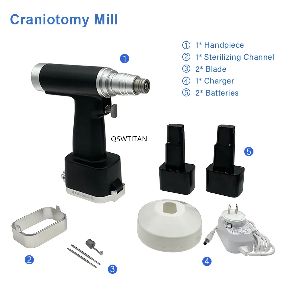 Medical Craniotomy Milling cutter electric craniotomy Mill operation Neurosurgery orthopedic instrument